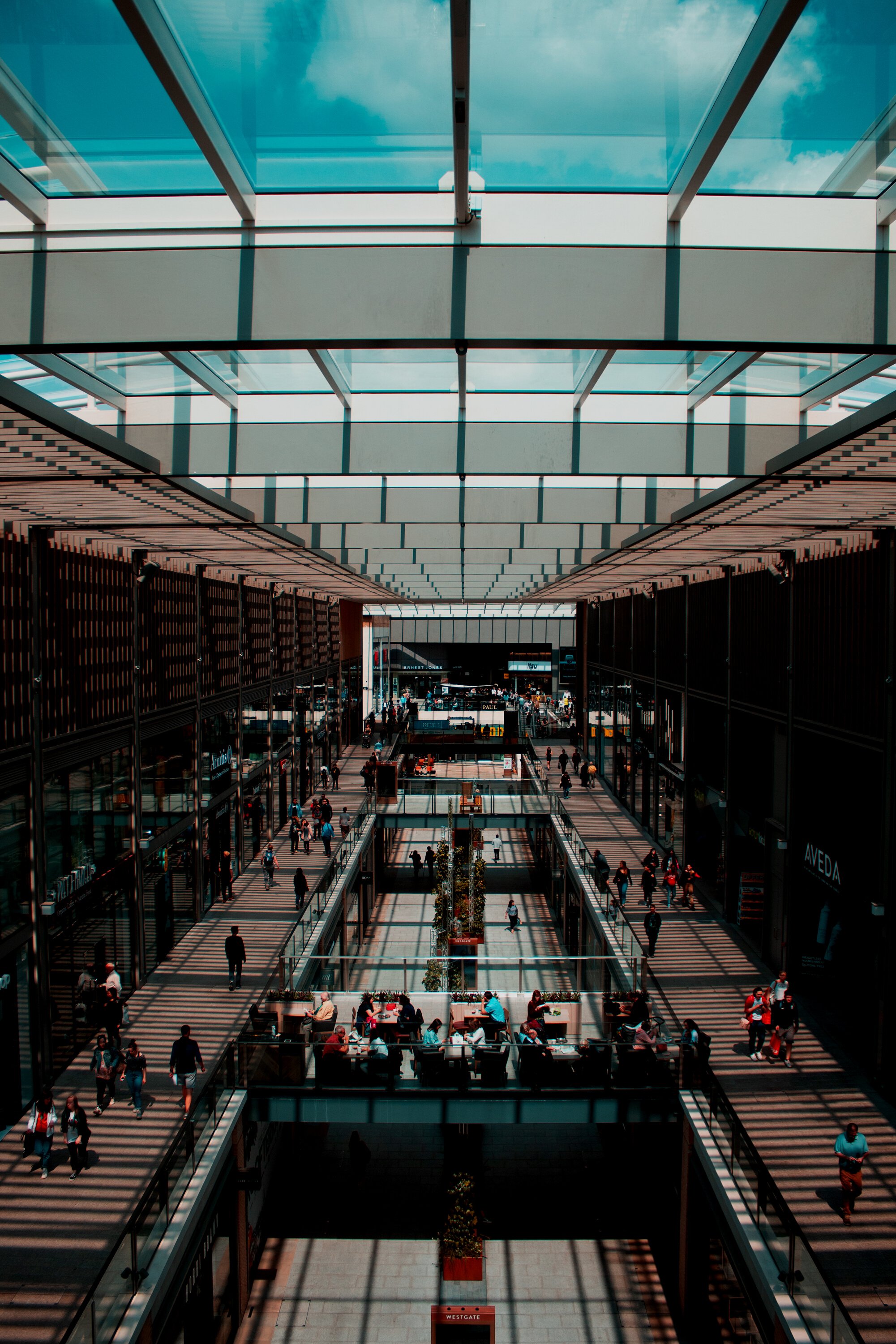 Group of People Walking Inside Building